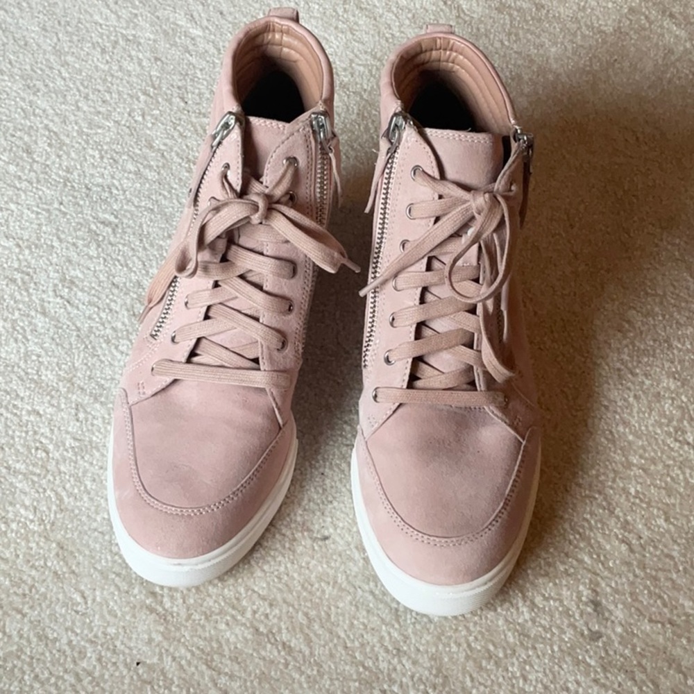 linea paolo faith wedge sneaker